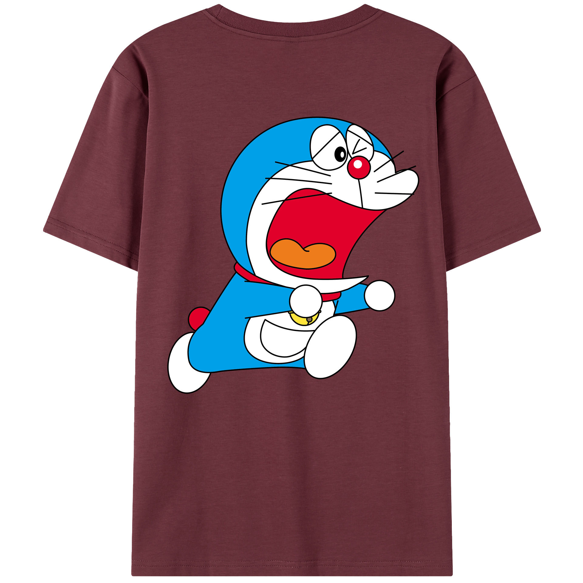 （画像用） ドラえもん Doraemon 綿100％半袖Tシャツ（背面プリント）